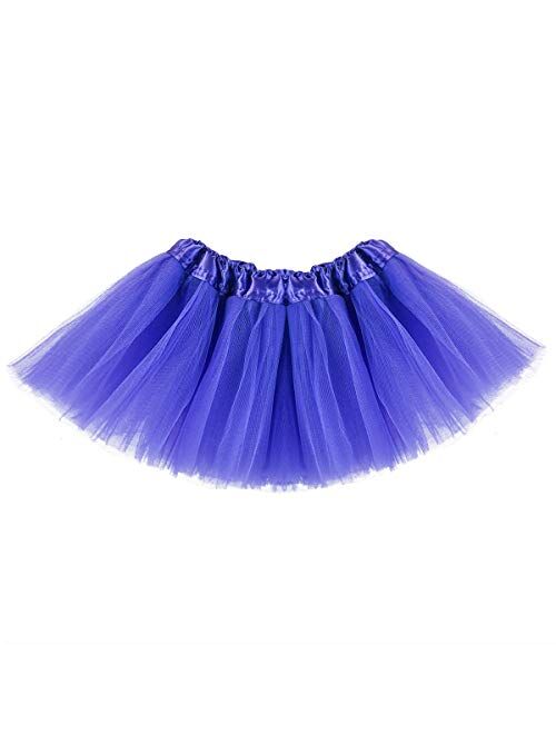 Baby Tutu Skirt, Infant Tutus, 5 Layers Tulle Dress Up for Baby Girls & Toddlers