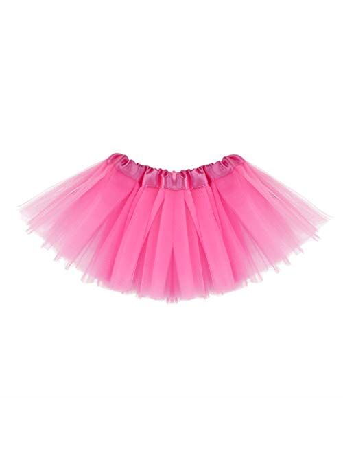 Baby Tutu Skirt, Infant Tutus, 5 Layers Tulle Dress Up for Baby Girls & Toddlers