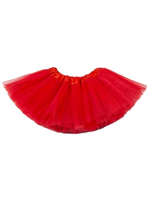 Baby Tutu Skirt, Infant Tutus, 5 Layers Tulle Dress Up for Baby Girls & Toddlers