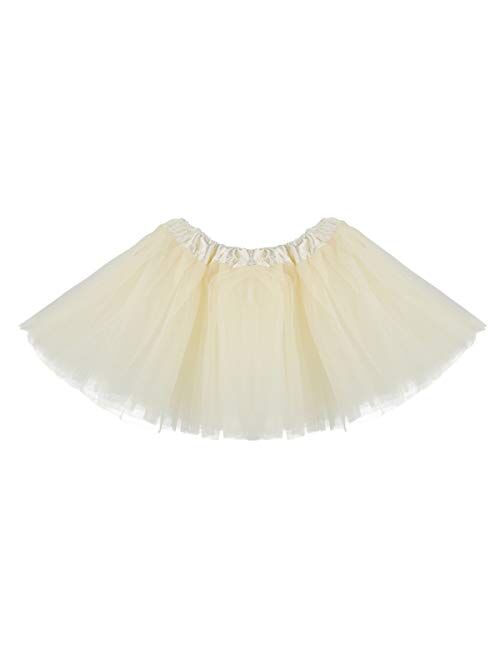 Baby Tutu Skirt, Infant Tutus, 5 Layers Tulle Dress Up for Baby Girls & Toddlers