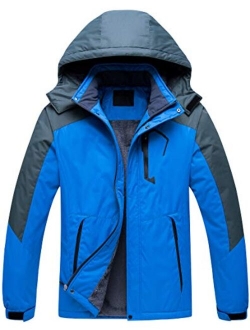 Men's Mountain Waterproof Ski Jacket Snowboard Jacket Windproof Snowboarding Jacket Warm Winter Coat Raincoat