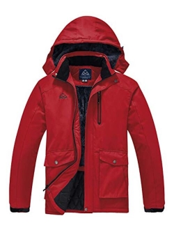 TBMPOY Men's Ski Jacket Hooded Sportswear Windproof Waterproof Windproof Outdoor Rain Jacket