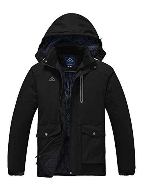 TBMPOY Men's Ski Jacket Hooded Sportswear Windproof Waterproof Windproof Outdoor Rain Jacket