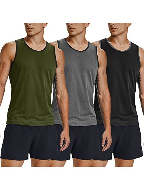 Buy Coofandy Men S Workout Tank Tops Pack Gym Shirts Muscle Tee