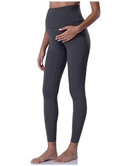 POSHDIVAH Women's Maternity Leggings Over The Belly Pregnancy Yoga Pants Active Wear Workout Leggings