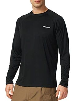 Men's Long Sleeve Shirts Lightweight UPF 50  Sun Protection SPF T-Shirts Fishing Hiking Running