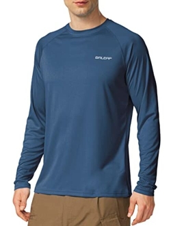 Men's Long Sleeve Shirts Lightweight UPF 50  Sun Protection SPF T-Shirts Fishing Hiking Running