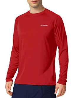 Men's Long Sleeve Shirts Lightweight UPF 50  Sun Protection SPF T-Shirts Fishing Hiking Running