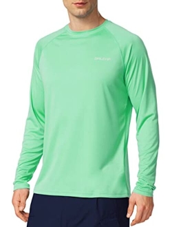 Men's Long Sleeve Shirts Lightweight UPF 50  Sun Protection SPF T-Shirts Fishing Hiking Running