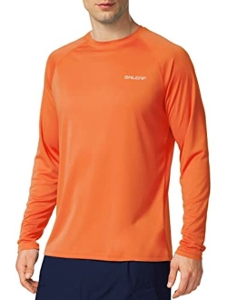 Men's Long Sleeve Shirts Lightweight UPF 50  Sun Protection SPF T-Shirts Fishing Hiking Running