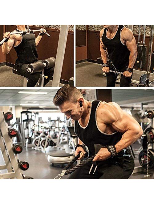 COOFANDY Mens Workout Tank Tops 3 Pack Quick Dry Gym Muscle Tee Fitness Bodybuilding Training Sports Sleeveless T Shirt