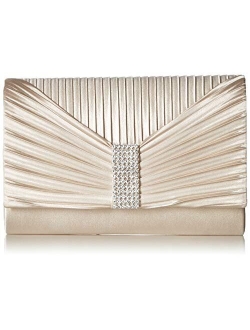 Women's Alexis Pleated Flap with Rhinestones