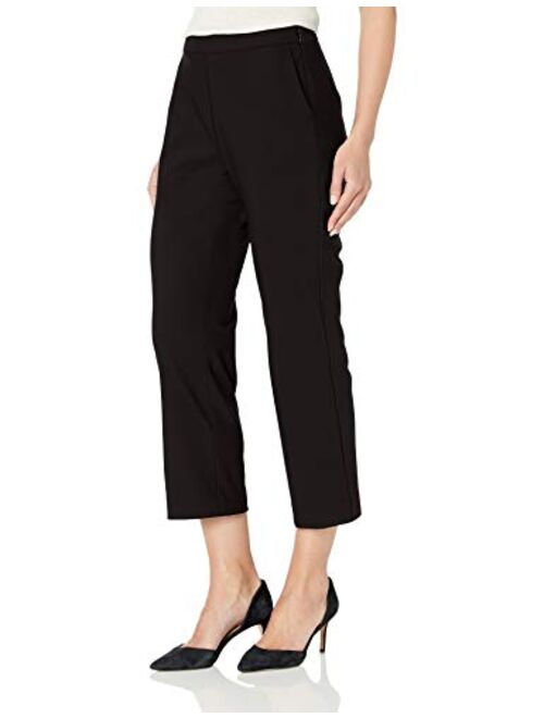 Amazon Brand - Lark & Ro Women's Stretch Crop Kick Flare Pant - Curvy