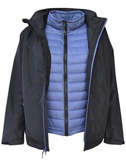 Pulse Womens Plus Size 3in1 Swiss Systems Snow Ski Jacket