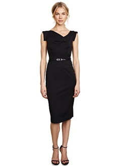 Women's Jackie O Belted Dress