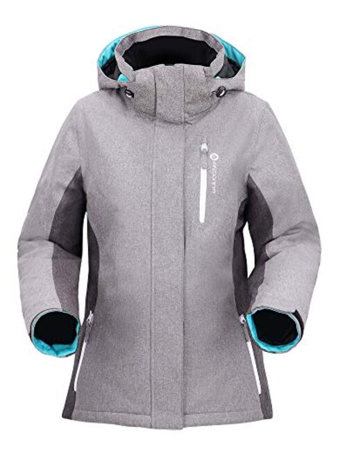 Andorra Women's Performance Insulated Ski Jacket with Zip-Off Hood