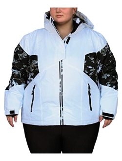 Snow Country Outerwear Women's Extended Plus Size Moonlight Insulated Ski Coat Jacket