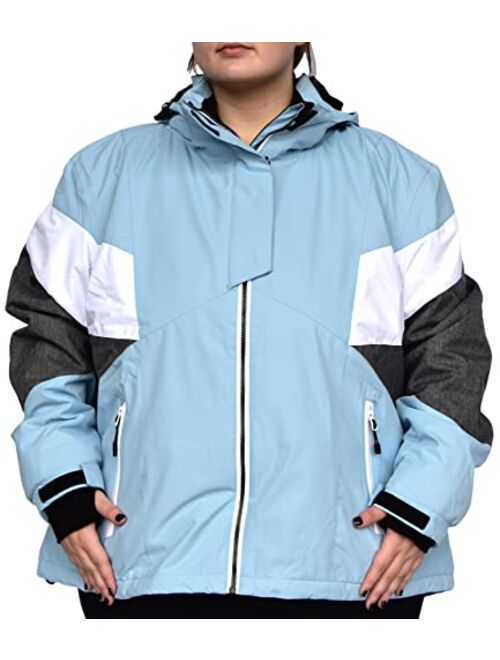 Snow Country Outerwear Women's Extended Plus Size Moonlight Insulated Ski Coat Jacket