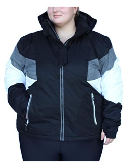 Snow Country Outerwear Women's Extended Plus Size Moonlight Insulated Ski Coat Jacket