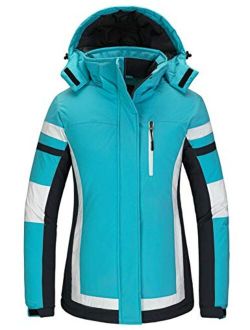 Wantdo Women's Mountain Waterproof Ski Jacket Winter Snow Coat Windproof Snowboarding Jackets