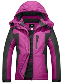 GEMYSE Women’s Mountain Waterproof Ski Snow Jacket Winter Windproof Rain Jacket