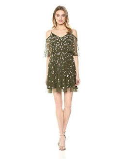 Women's Beaded Short Dress