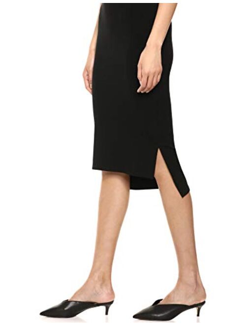 The Drop Women's Amelia Square Neck Strappy Bodycon Midi Tank Dress