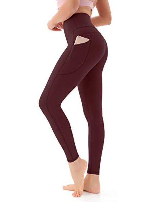 Leggings for Women-Workout Leggings for Women High Waisted Womens Leggings with Pockets Tummy Control Yoga Pants