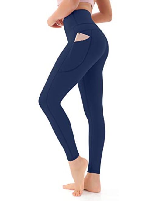 Leggings for Women-Workout Leggings for Women High Waisted Womens Leggings with Pockets Tummy Control Yoga Pants