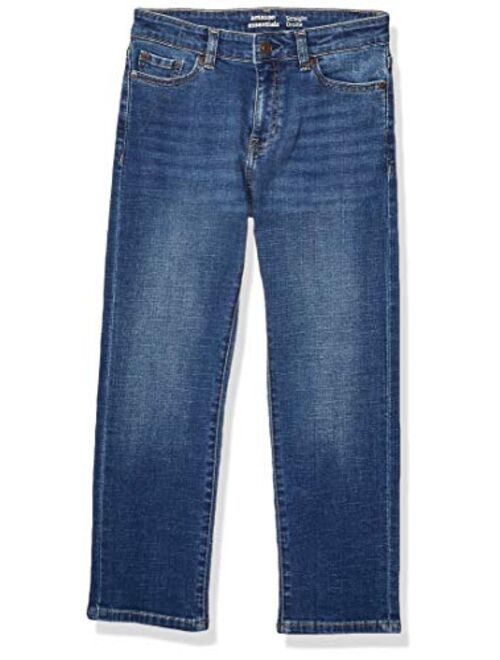 Amazon Essentials Boys' Stretch Straight-fit Jeans