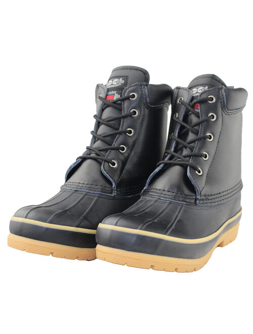 Fashion Men Snow Boots Non Slip Waterproof Warm Winter Boots Leather Upper Winter Shoes Gift