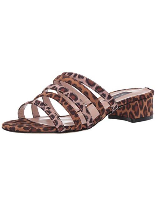 SJP by Sarah Jessica Parker Women's Court Multi-Strap Block Heel Sandal Mule