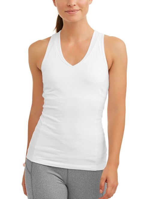 Athletic Works Women's Active Dri More Core Shelf-Bra Racerback Tank