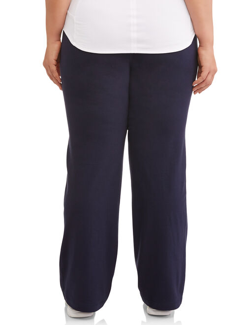 Athletic Works Plus Size Dri-More Bootcut Sweatpants