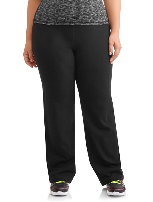 Athletic Works Plus Size Dri-More Bootcut Sweatpants