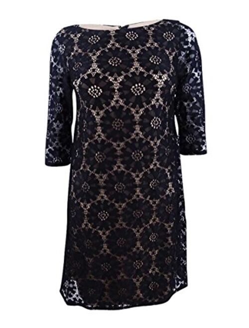 Jessica Howard Women's All Over Lace Shift Dress