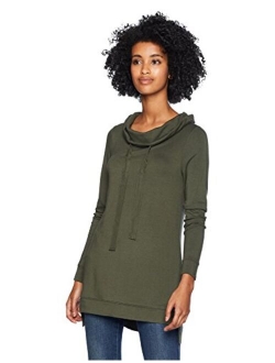 Amazon Brand - Daily Ritual Women's Supersoft Terry Funnel-Neck Tunic