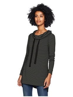 Amazon Brand - Daily Ritual Women's Supersoft Terry Funnel-Neck Tunic