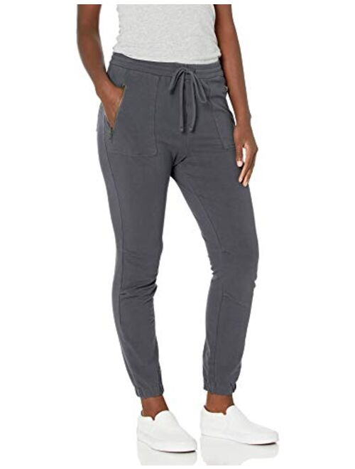 Buy  Brand - Daily Ritual Women's Stretch Cotton Knit Twill Zip  Pocket Jogger Pant online