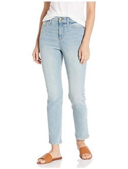 Amazon Brand - Daily Ritual Women's High-Rise Slim Straight Jean