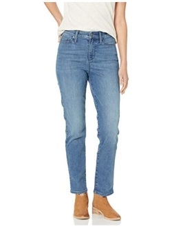 Amazon Brand - Daily Ritual Women's High-Rise Slim Straight Jean