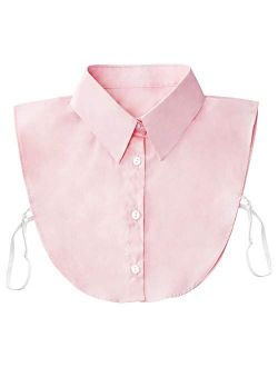 Fake Collar Detachable Dickey Collar Blouse Half Shirts Peter Pan Faux False Collar for Women & Girls Favors