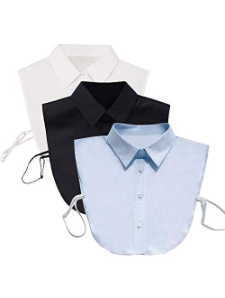 Shinywear Women's Fake Collar Detachable Dickey Collar Half Shirts False Collar