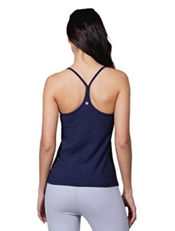 Yogalicious Ultra Soft Lightweight Camisole Tank Top with Built-in Support Bra