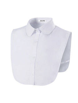 PeterPan Fake Collar Detachable Dickey Blouse Half Shirts 3 Colors