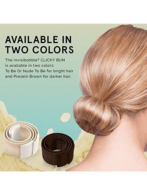 invisibobble CLICKY BUN To Be Or Nude To Be Hair Bun Donut Free