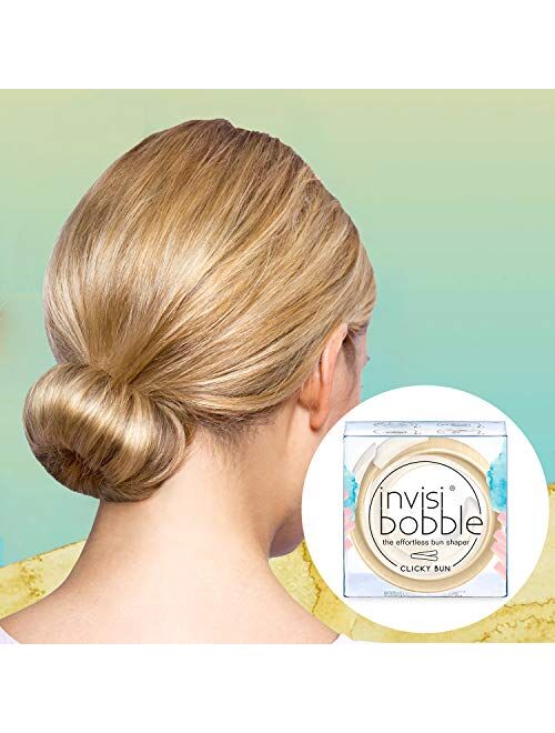 invisibobble CLICKY BUN To Be Or Nude To Be Hair Bun Donut Free