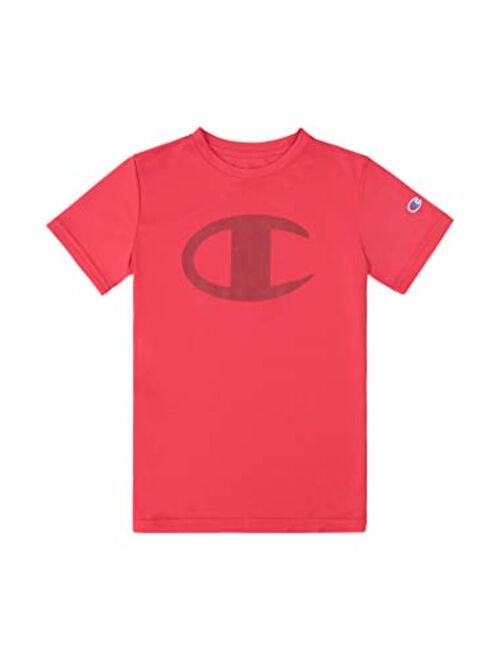 Champion Kids Clothes T-Shirt Boys Performance Tech Athletic Short Sleeve Shirt