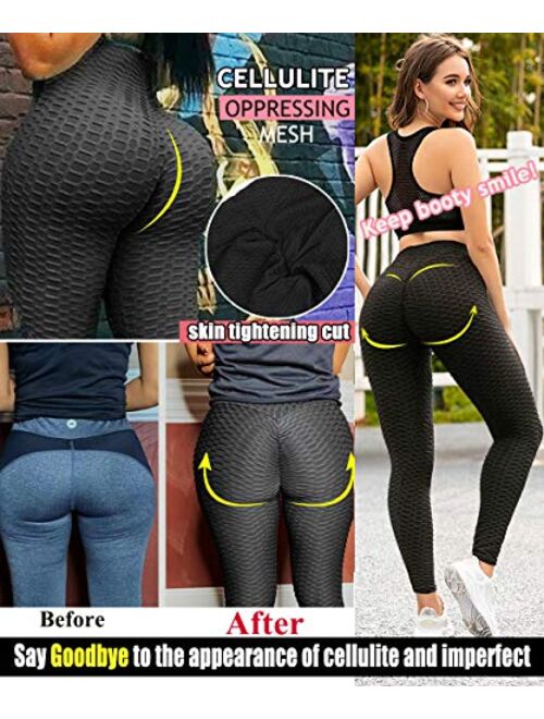 Women Butt Hip Lifter Yoga Pants Anti-Cellulite Leggings Tummy Waist Shaper  Gym 