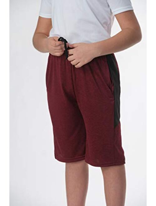 Buy 5-Pack Youth Dry-Fit Active Athletic Basketball Gym Shorts with Pockets  Boys & Girls online